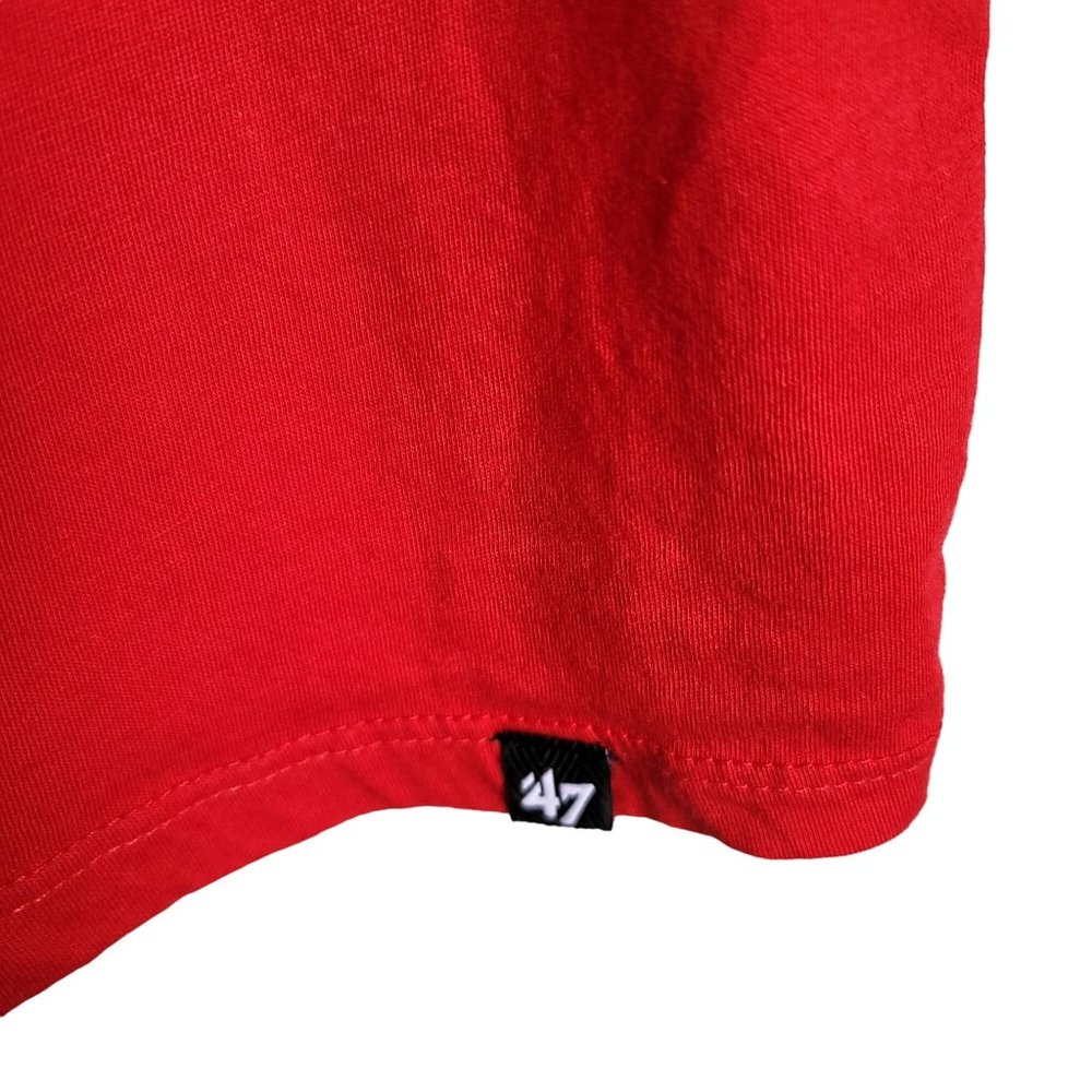 47 Worcester Red Sox Baseball 100% Cotton Red T-Shirt. Size XL - Picture 3 of 5